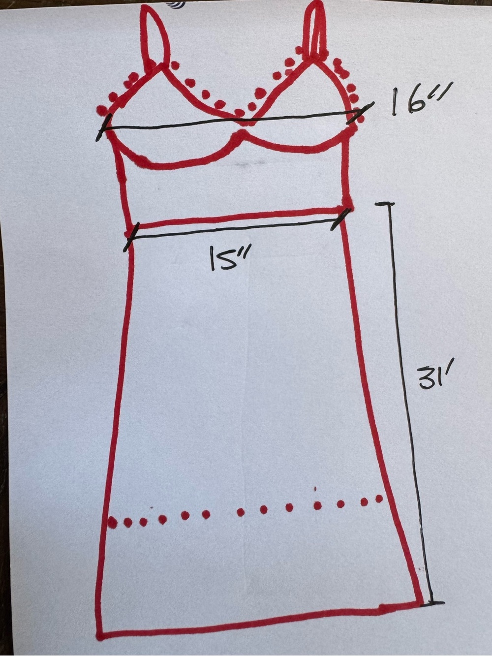 -NEW-White Midi Sundress with Spaghetti Straps - Picture 9 of 9